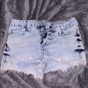 Distressed Jean Shorts